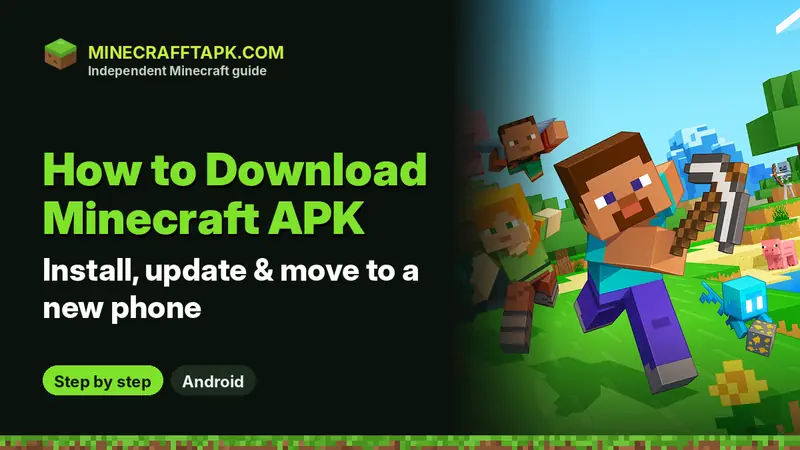 How to Download Minecraft APK on Android (Step-by-Step 2026) – featured image